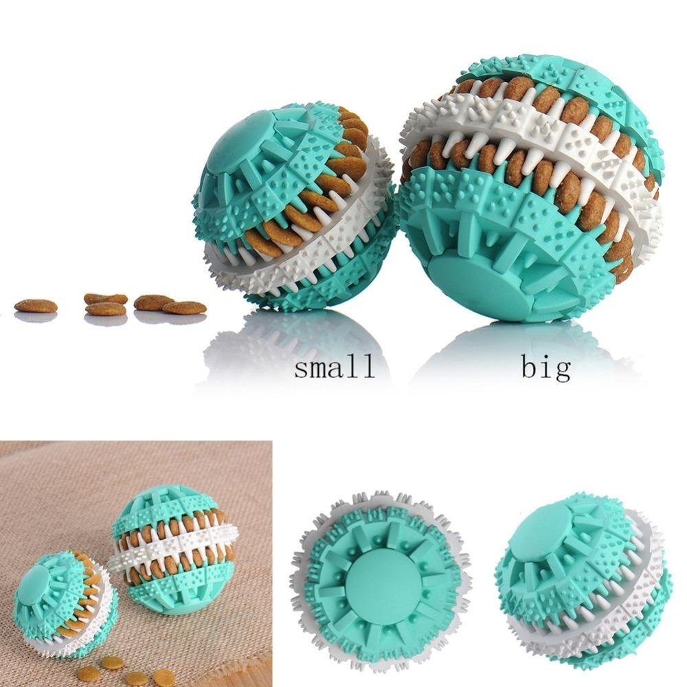 Rubber Ball Food Dispensing And Chewing Toy - Weriion