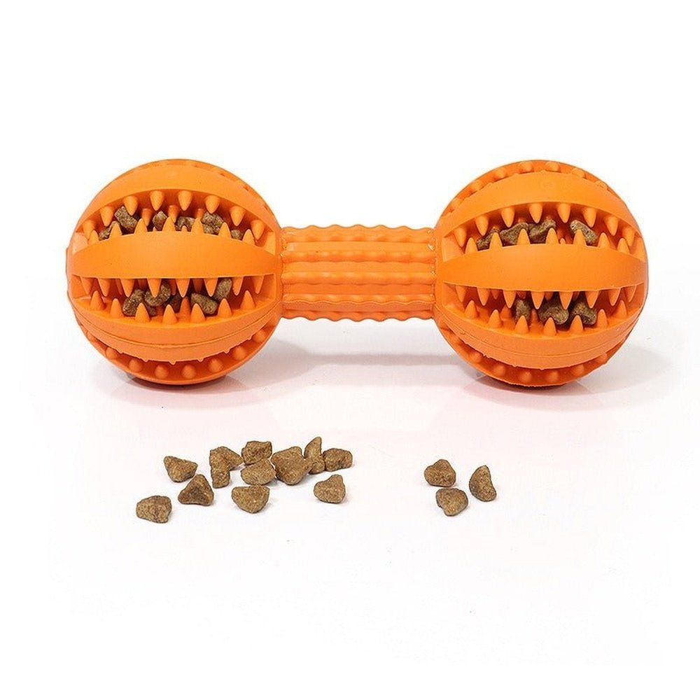 Rubber Dog Chew Toy For Dental Hygiene & Feeding - Weriion