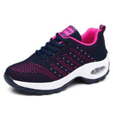 Running Shoes With Mesh Fabric Upper Material And Rubber Sole - Weriion