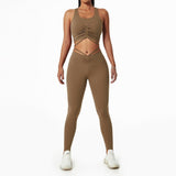 Slim Fit Gym Outfit For Women - Weriion