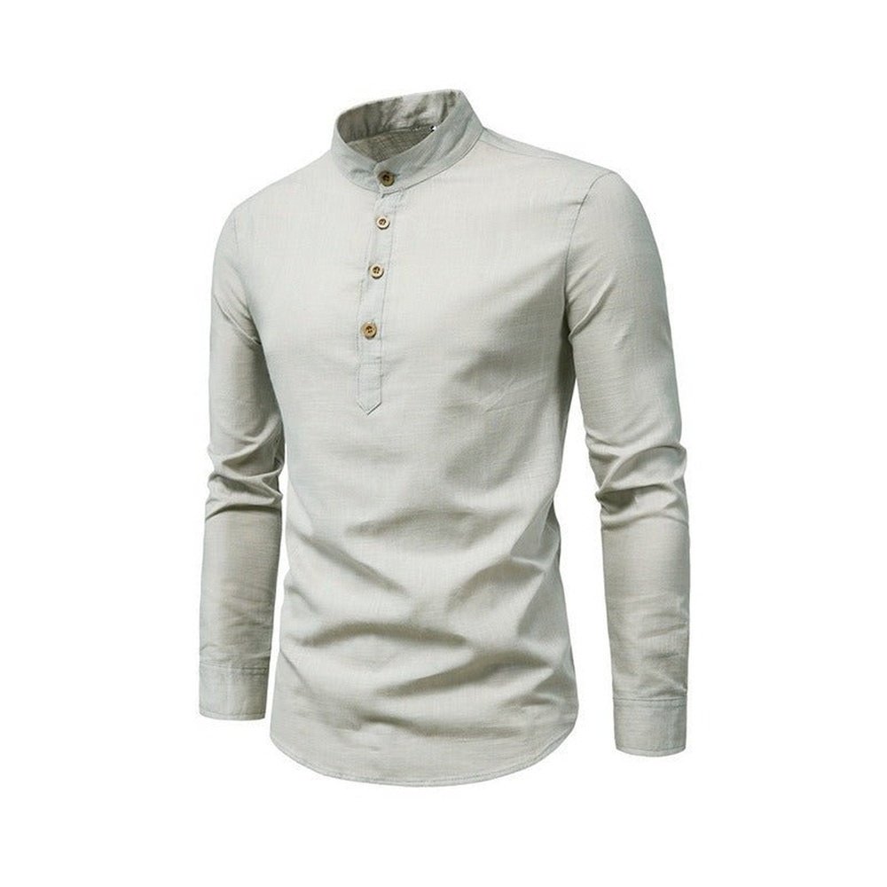 Slim Fit Shirt With long Sleeves For Men - Weriion