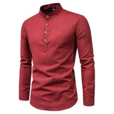 Slim Fit Shirt With long Sleeves For Men - Weriion