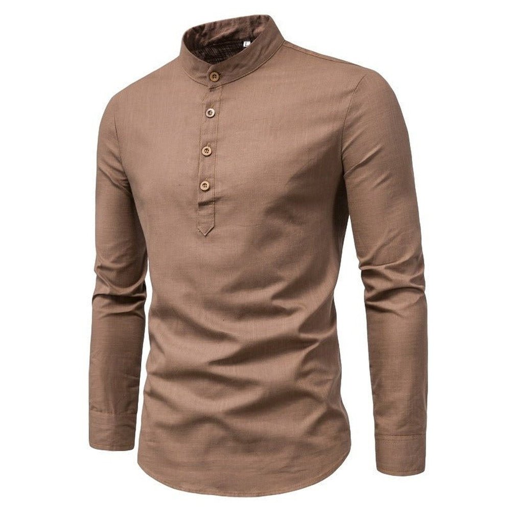 Slim Fit Shirt With long Sleeves For Men - Weriion