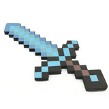 Soft EVA Foam Mosaic Minecraft Sword & Pickaxe Toys - Weriion