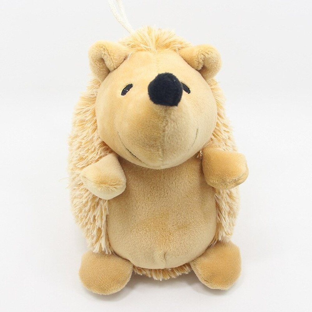 Soft Plush Squeaky Hedgehog Dog Chew Toys - Weriion