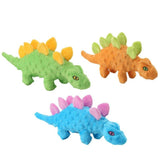 Soft Plush Stegosaurus Dinosaur Chew Toy - Weriion