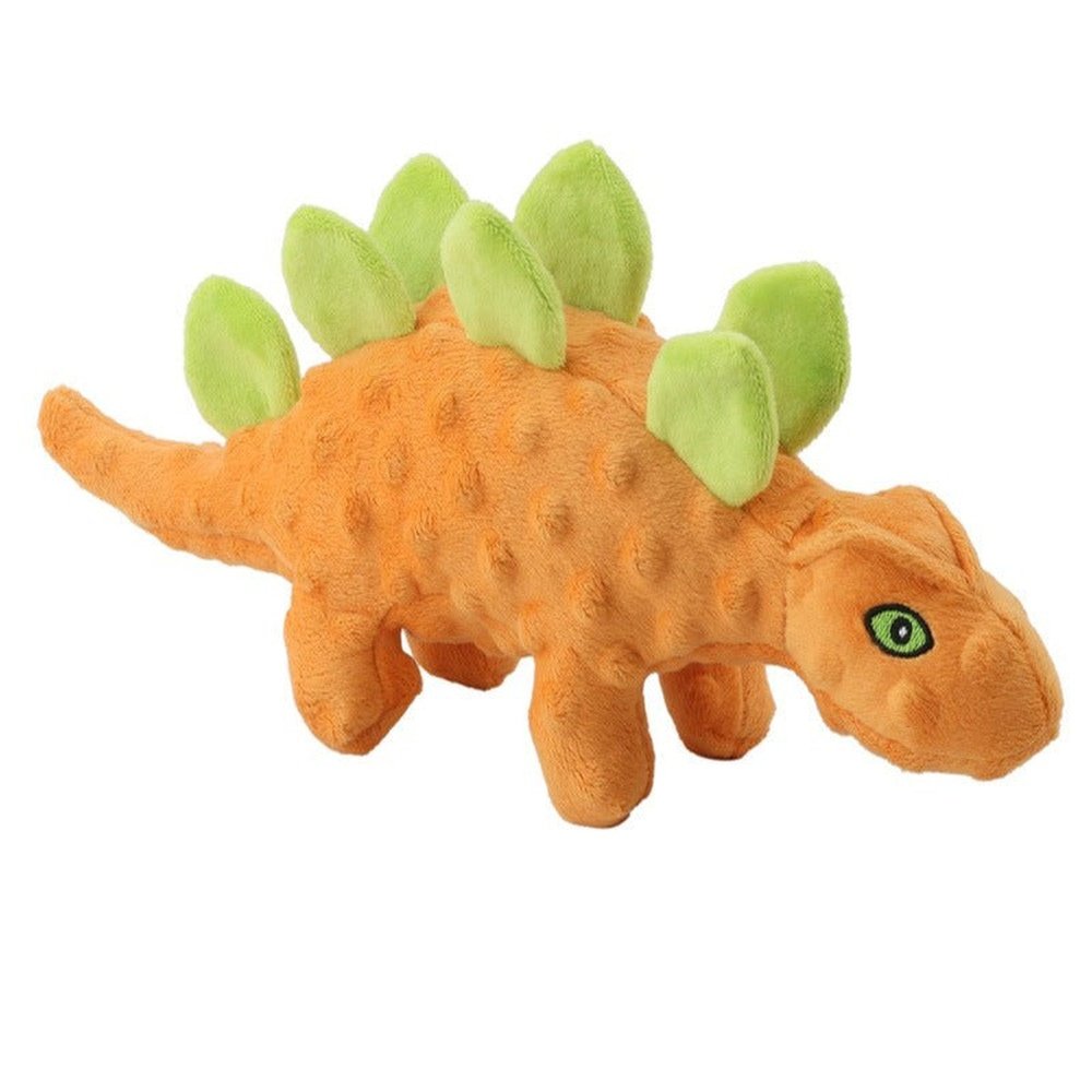 Soft Plush Stegosaurus Dinosaur Chew Toy - Weriion