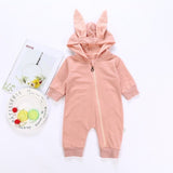 Spring Autumn Baby Rompers Cute Rabbit Outfit - Weriion