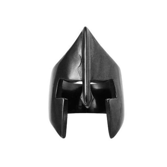 Stainless Steel Classic Sparta Helmet Ring For Men - Weriion