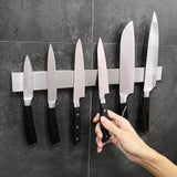 Stainless Steel Magnetic Knife Stand Holder Wall Storage Rack Kitchen Accessories Organizer - Weriion