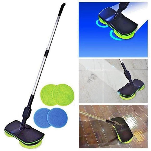 Stainless Steel Rechargeable Cordless Electric Mop Cleaning Tool - Weriion