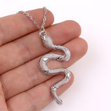 Stainless Steel Snake Necklace For Women - Weriion