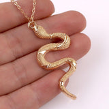 Stainless Steel Snake Necklace For Women - Weriion
