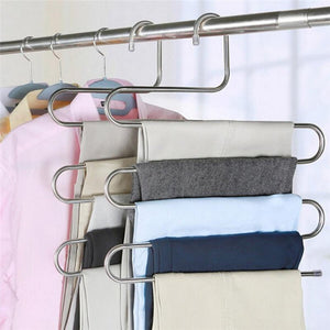 Stainless Steel Trousers Hanger Saving Space - Weriion