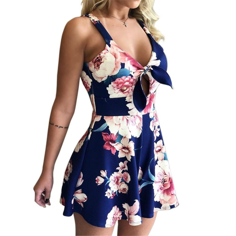 Summer V Neck Dress - Weriion