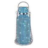 Thermos With Encrusted Diamonds & Chain - Weriion