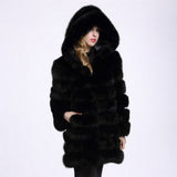 Thick Faux Fur Winter Coat - Weriion