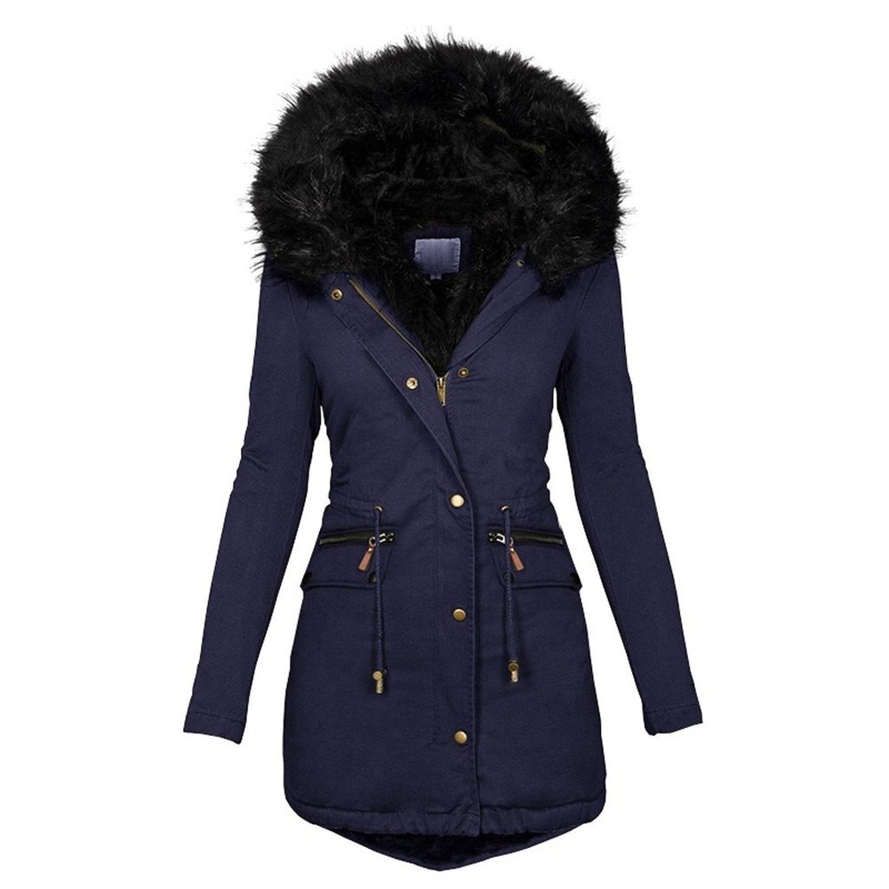 Thick Warm Close Fit Hooded Women's Winter Jacket - Weriion