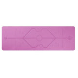 TPE Yoga Mat With Position Lines - Weriion