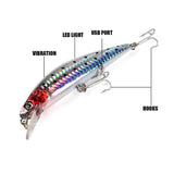 Twitching Flashing LED Light Fishing Lure - Weriion