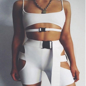 Two Piece Clothing Set Top & Shorts - Weriion