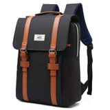 Unisex Canvas Fabric Large Capacity Backpack - Weriion