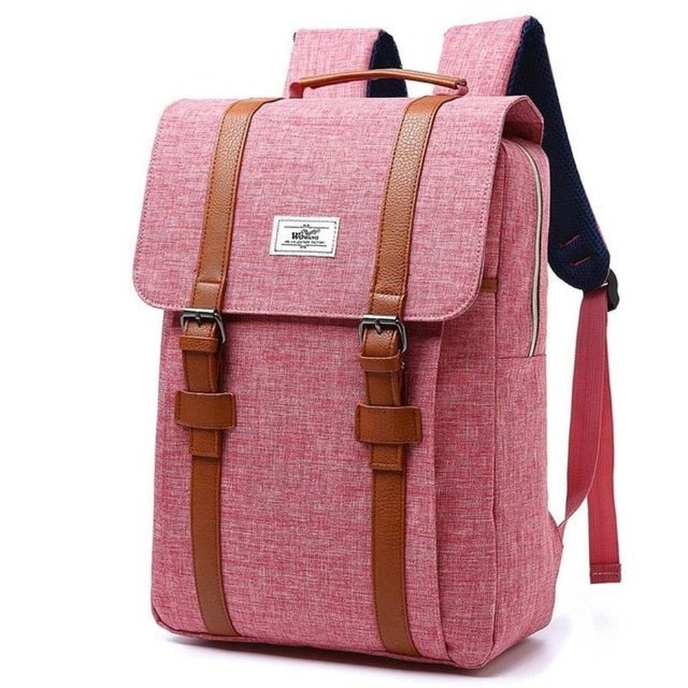 Unisex Canvas Fabric Large Capacity Backpack - Weriion