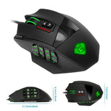 USB Gaming Mouse 16400DPI 19 Buttons - Weriion