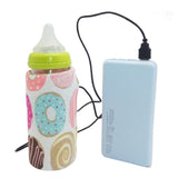 USB Milk Warmer Travel Stroller Insulated Bag Baby Nursing Bottle Heater - Weriion