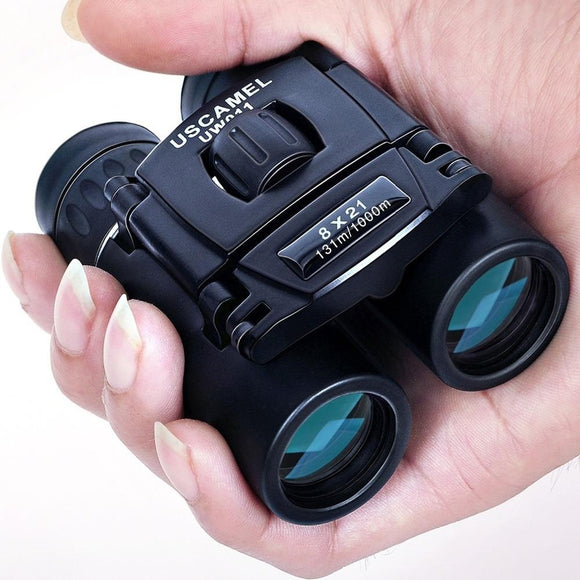 USCAMEL 8x21 Zoom Binoculars Long Range 3000m HD Quality For Hunting - Weriion
