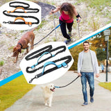Versatile Reflective Elastic Dog Leash With Belt - Weriion