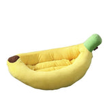 Warm Banana Shaped Pet Bed - Weriion