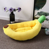 Warm Banana Shaped Pet Bed - Weriion