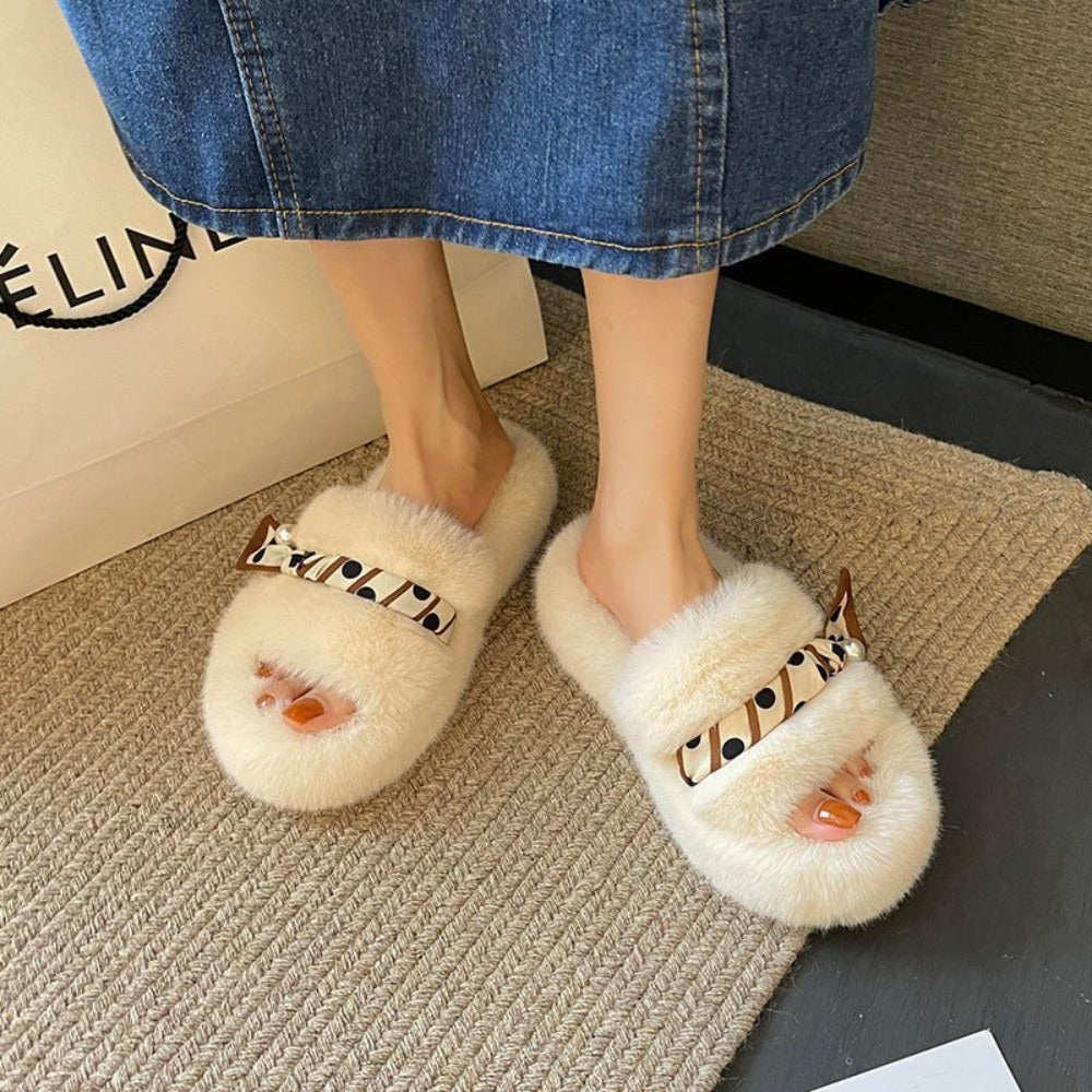 Warm Plush Slippers For Women - Weriion