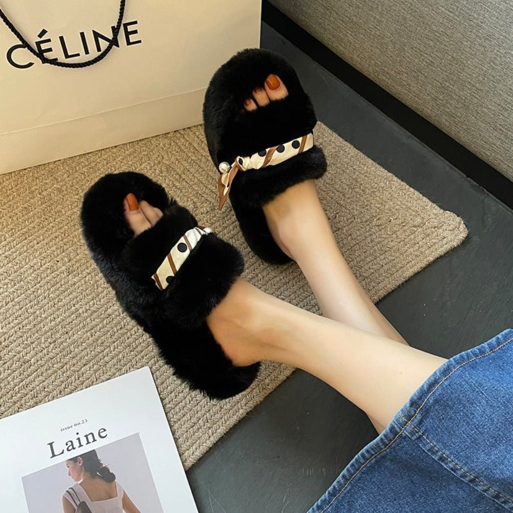 Warm Plush Slippers For Women - Weriion