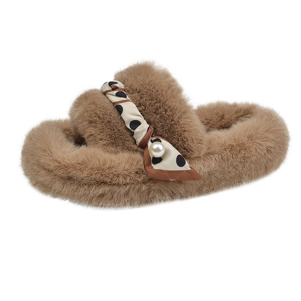 Warm Plush Slippers For Women - Weriion