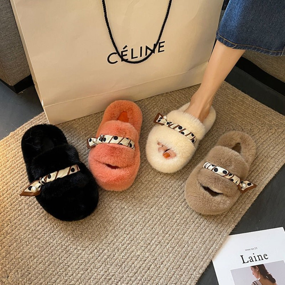 Warm Plush Slippers For Women - Weriion