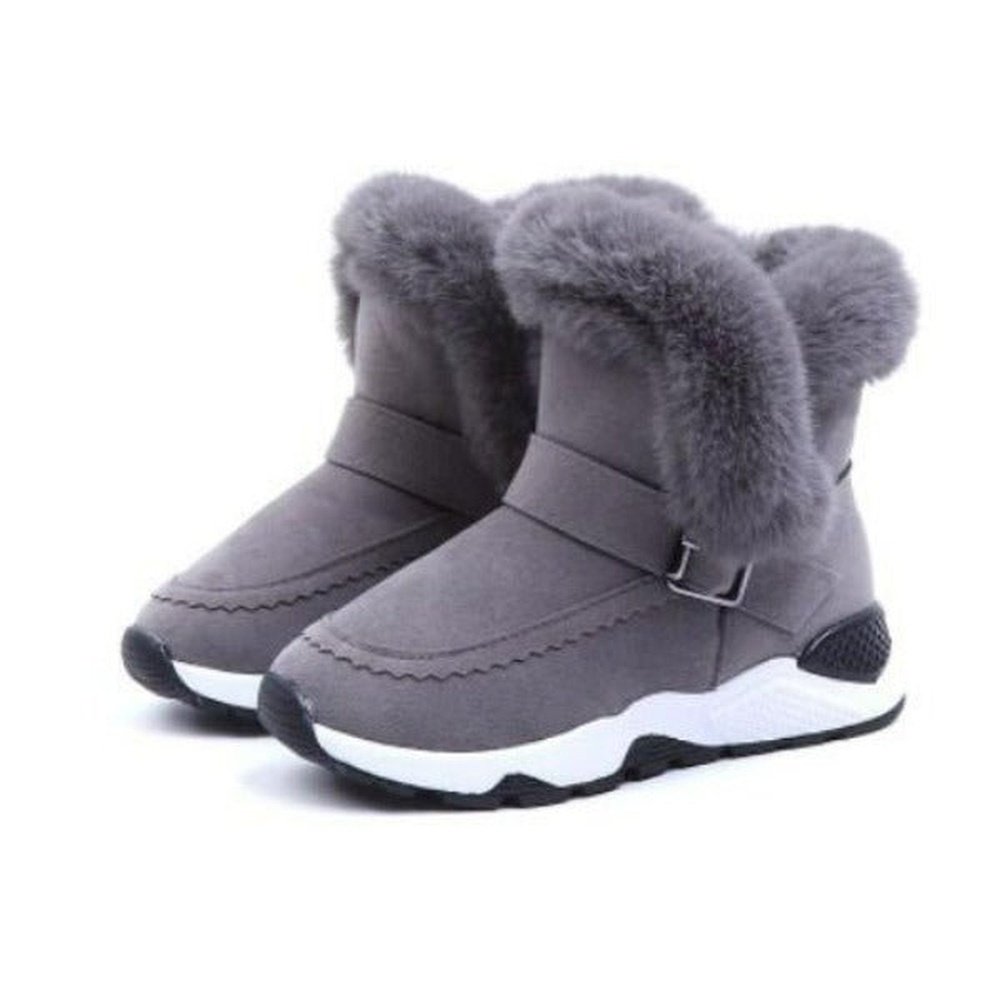 Warm Unisex Leather Winter Boots For Children - Weriion