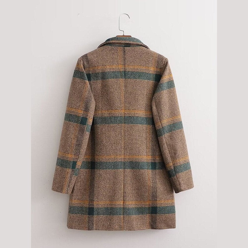 Warm Woolen Coat For Women With a Loose Fit - Weriion