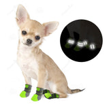 Waterproof Anti-Slip Sole Dog Shoes With Reflective Stripes - Weriion