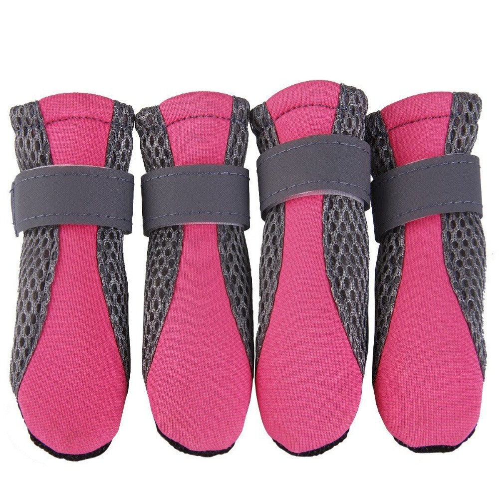 Waterproof Anti-Slip Sole Dog Shoes With Reflective Stripes - Weriion