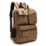 Waxed Canvas Backpack For Men - Weriion