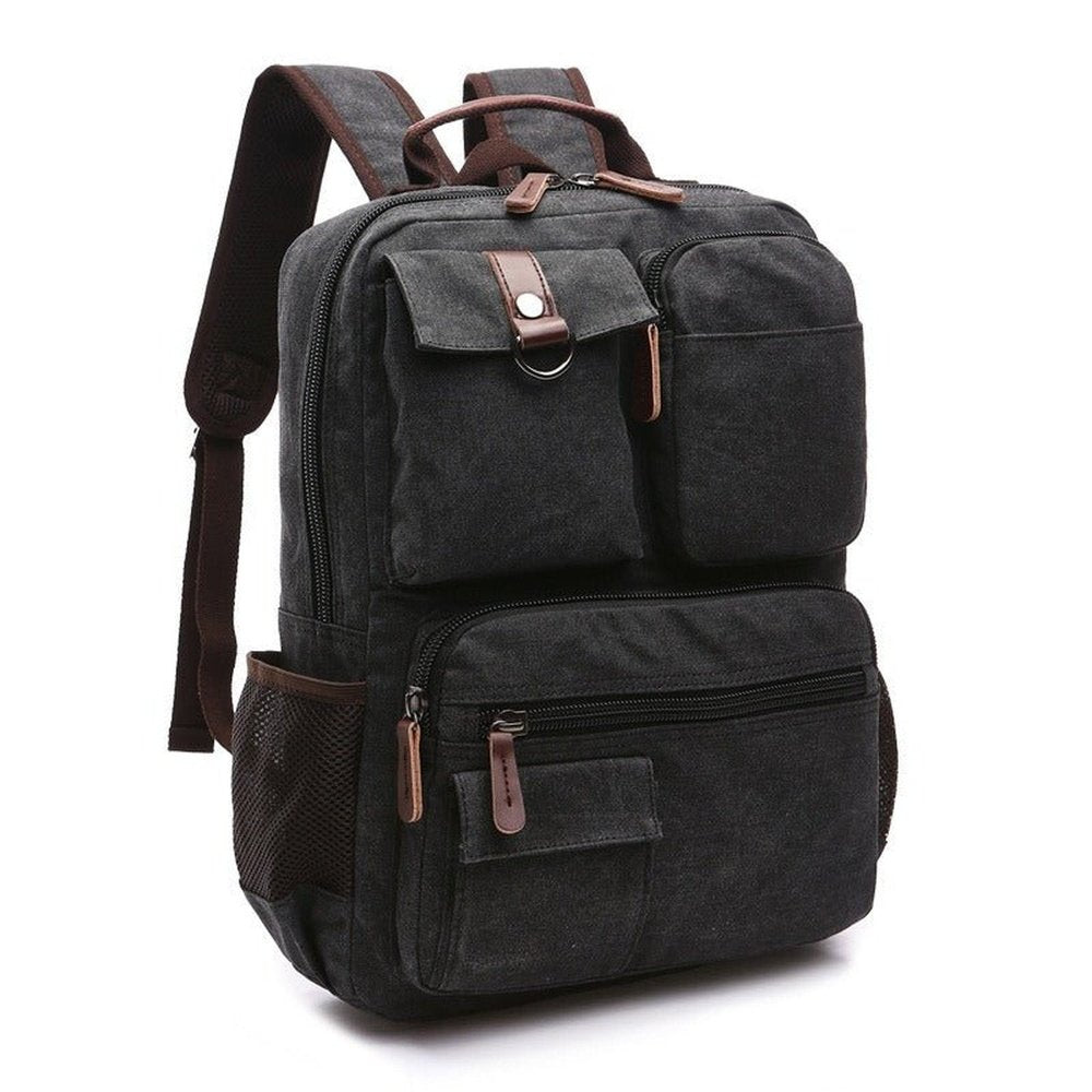 Waxed Canvas Backpack For Men - Weriion