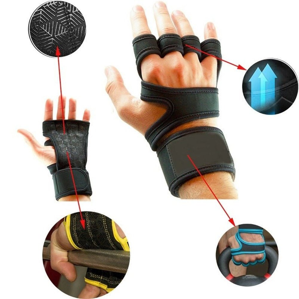 Weightlifting Full Palm Gloves - Weriion