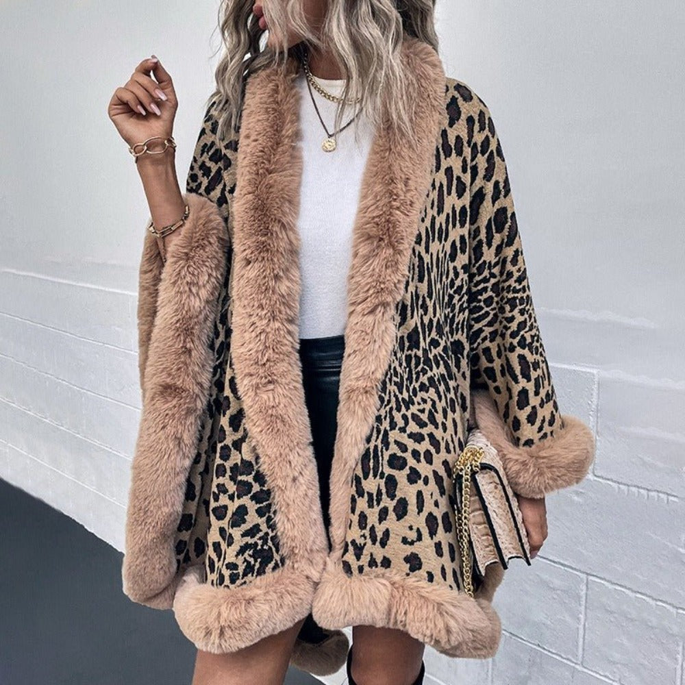 Winter & Autumn Wool Leopard Coat - Weriion