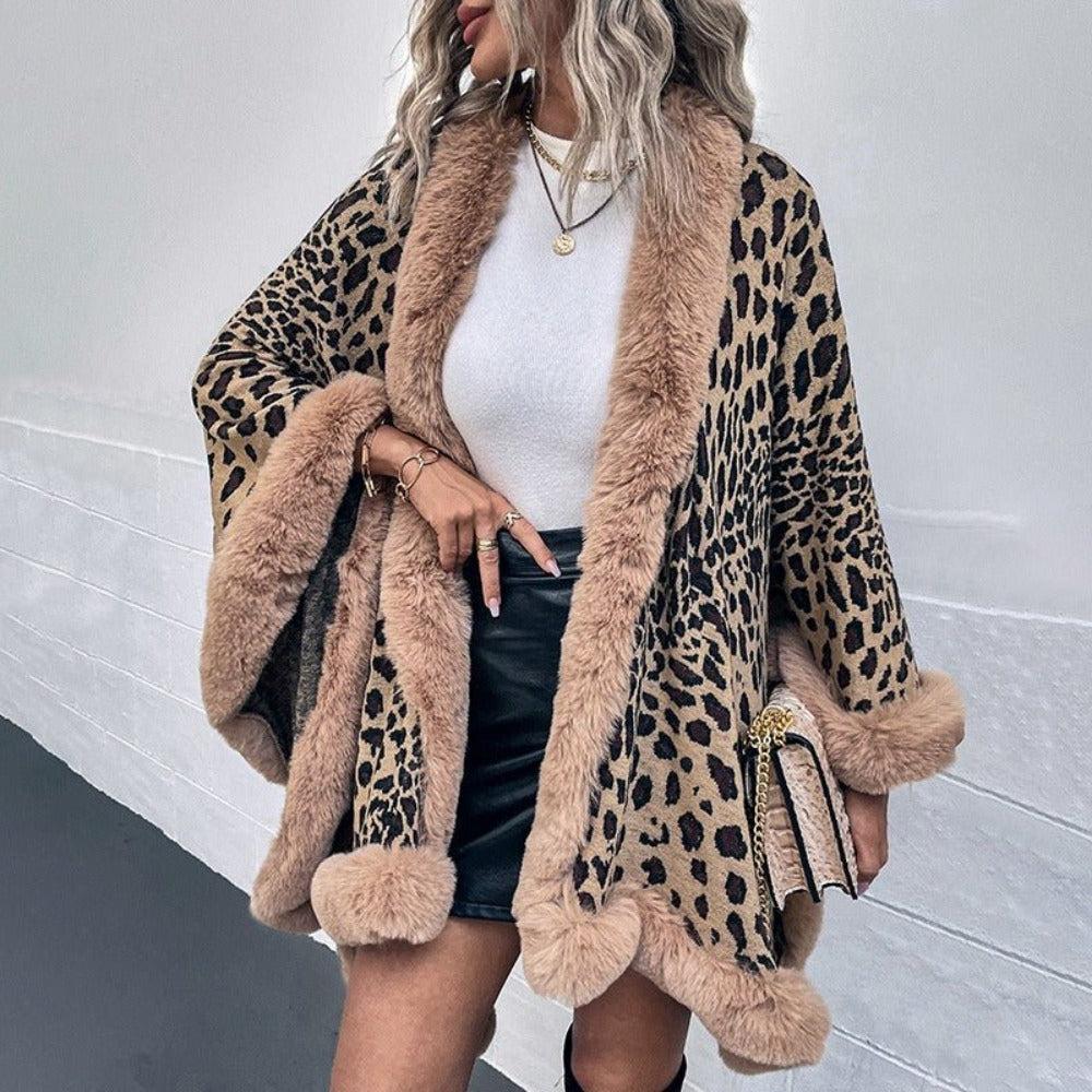 Winter & Autumn Wool Leopard Coat - Weriion