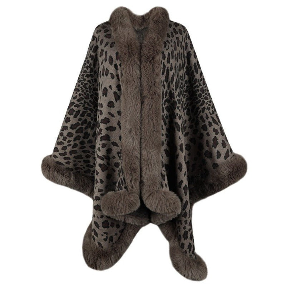 Winter & Autumn Wool Leopard Coat - Weriion