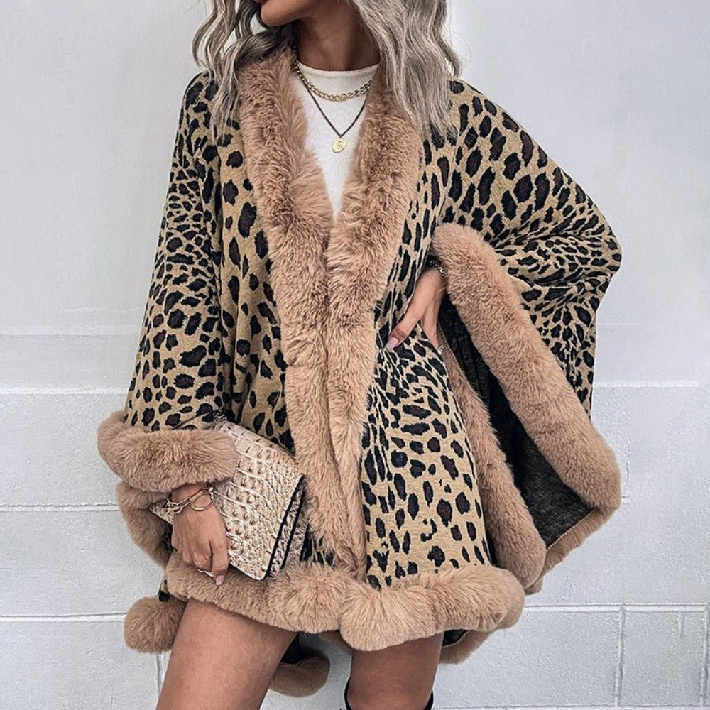 Winter & Autumn Wool Leopard Coat - Weriion