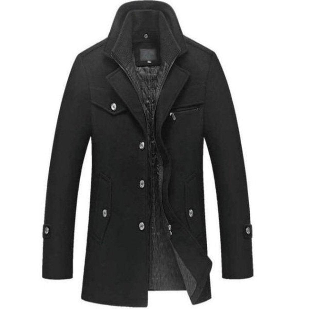 Winter Wool Coat Slim Fit For Men - Weriion