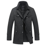 Winter Wool Coat Slim Fit For Men - Weriion